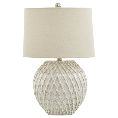 Lattice Ceramic Table Lamp